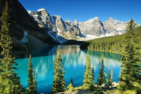 加拿大西岸落基山360°观光火车10天.两大国家公园