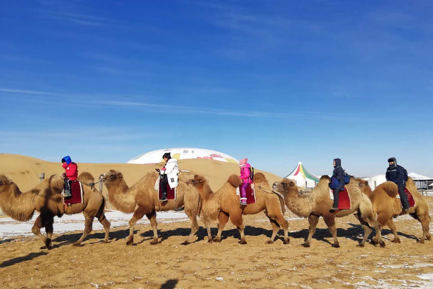 【典·深度】呼和浩特、鄂尔多斯、双飞4天＊希拉穆仁草原广之旅牧场＊银肯响沙湾＊五塔寺＊乐游＜升级一晚超豪华酒店，养生药膳火锅＞