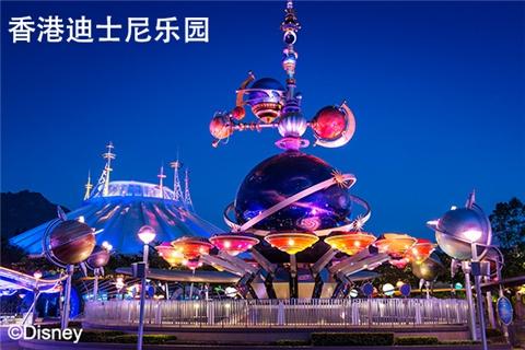 香港迪士尼乐园梦幻假期B线纯玩2天