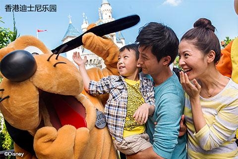 【乐园】香港迪士尼乐园1天＊双程＊直通巴士